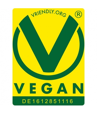 V-Label Vegan Zertifizierungsnummer naftie Bio Hundemüsli Balance