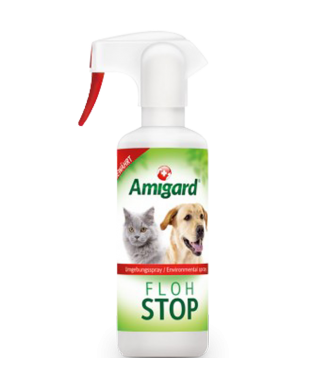 Natürliches Umgebungsspray Floh-Stop für Haustierumgebung von Amigard