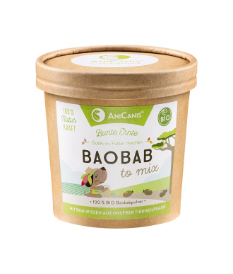 Baobabpulver für Hunde aus biologischem Anbau